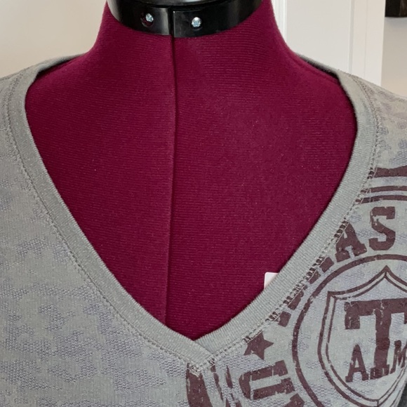 Adidas Brand Texas A&M Gray Long Sleeve Shirt - Picture 4 of 6